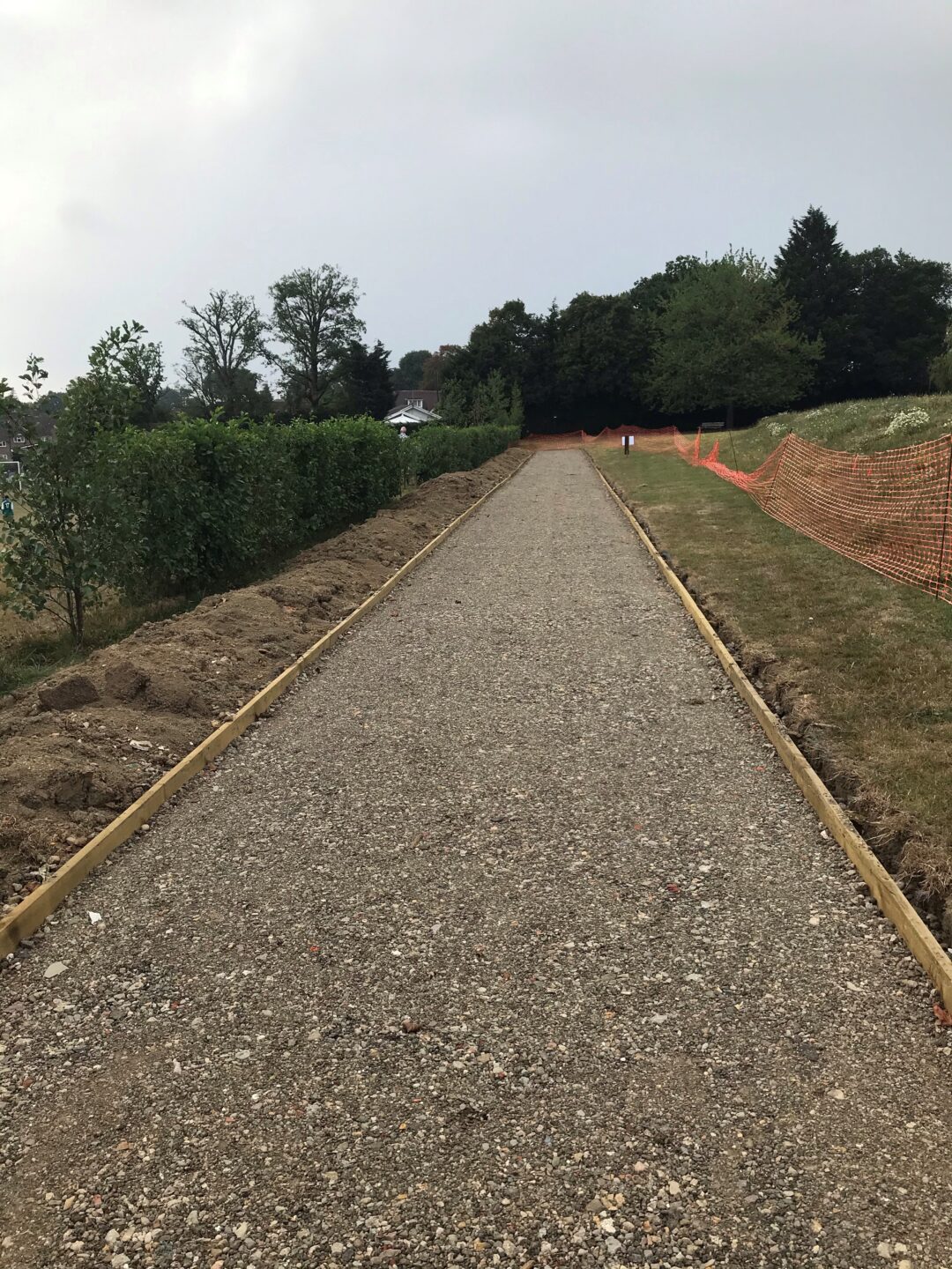 Battle Health Pathway and Pump Track, E Sussex. Project funding has been secured and work started on site on 13.7.2020.